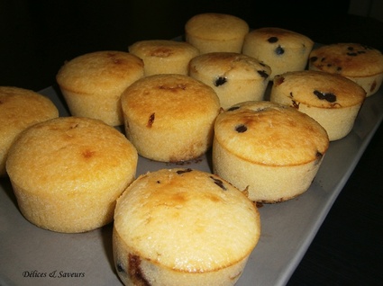 Recette de muffins chocolat/poudre d'amande