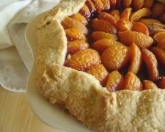 Recette tarte rustique aux abricots et à la myrtille