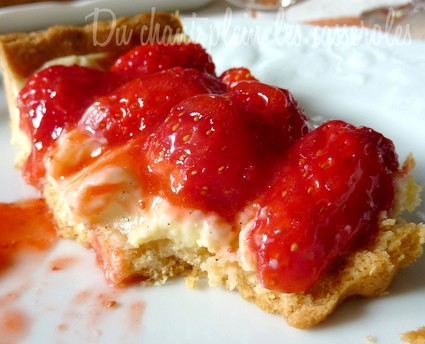 Recette de tarte vanille-fraises