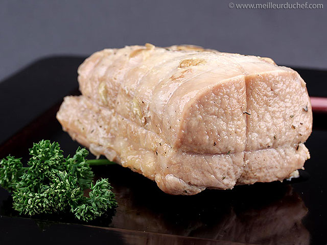 Rôti de porc confit  recette de cuisine avec photos ...