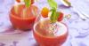 Recette de gaspacho de tomates en verrines sans gluten