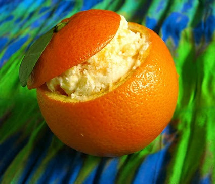 Recette orange givrée maison (sans sorbetière)