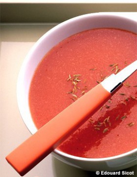 Soupe de tomates au cumin et au curcuma pour 4 personnes ...