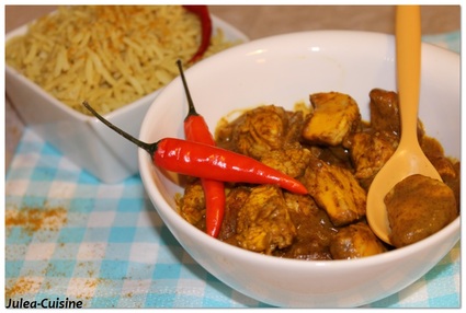 Recette de poulet à la pate de curry rouge et au piment