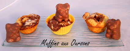 Recette de muffins aux oursons