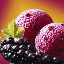 Glace cassis
