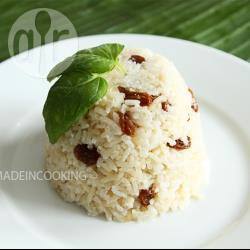 Recette riz au lait de coco et aux raisins secs – toutes les recettes ...