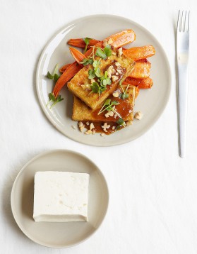Tofu et carottes rôties, sauce miso pour 4 personnes