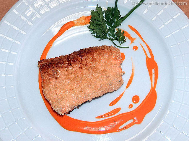Pavés de saumon rôti au sésame  fiche recette avec photos ...