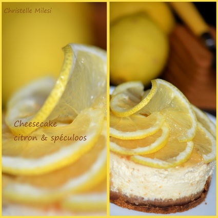Recette de cheesecake citron & spéculoos