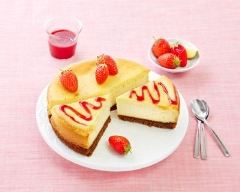 Recette cheesecake épicé, spéculoos et compotée de fraises