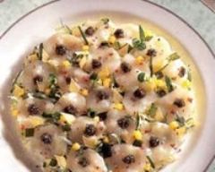 Recette salade de saint-jacques au caviar