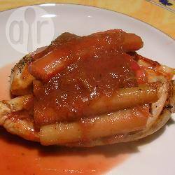 Recette poulet et sauce à la rhubarbe – toutes les recettes allrecipes