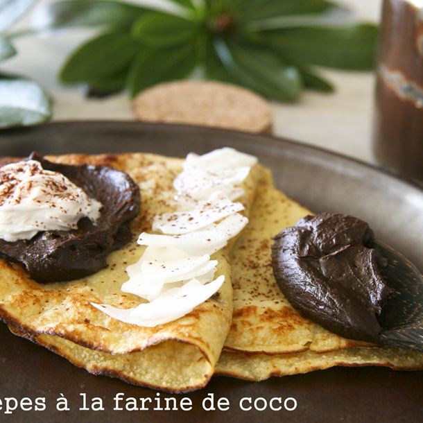 Recette crêpes à la farine de coco