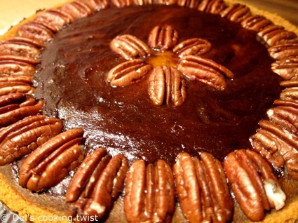 Recette pumpkin pie au chocolat et aux noix de pécan (gâteau)