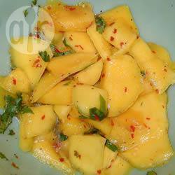 Recette salade de mangue épicée – toutes les recettes allrecipes