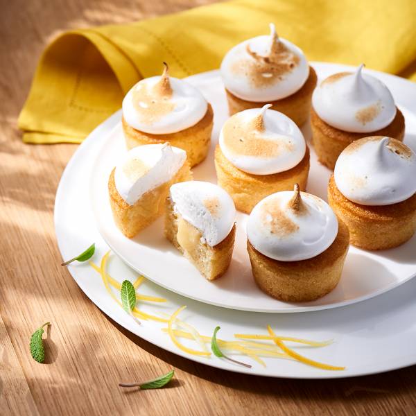 Recette de mini cupcakes façon citron meringué