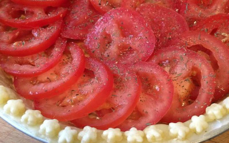 Recette tarte à la tomate pas chère et simple > cuisine étudiant