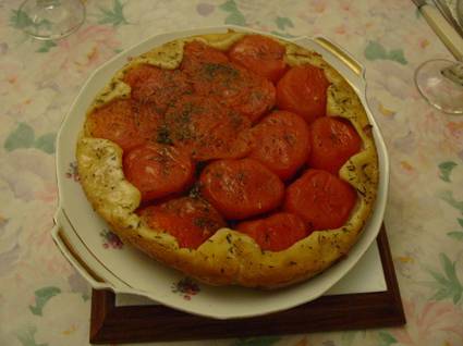 Recette tarte tatin de tomates (tarte salée)