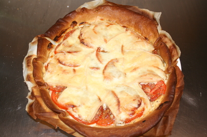 Recette de tarte aux tomates et fromage à raclette