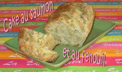 Recette cake au saumon et au fenouil (cake salé)