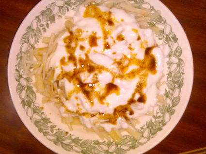 Recette de pâtes au yaourt