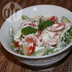Recette salade au jambon et à la bruschetta aux olives – toutes les ...
