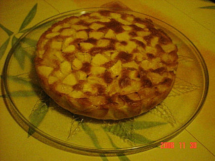 Recette de gâteau aux pommes parfumé à la fleur d'oranger