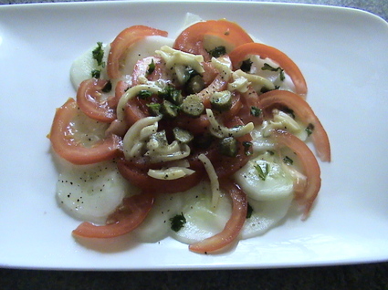 Recette de salade tomates concombres