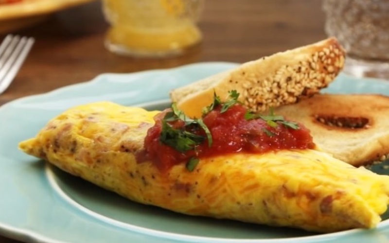 Recette omelette en sachet pas chère et simple > cuisine étudiant