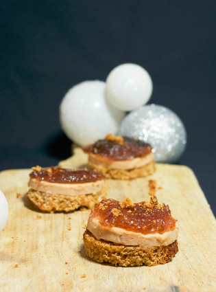 Recette de foie gras, pain d'épices et gelée de figues