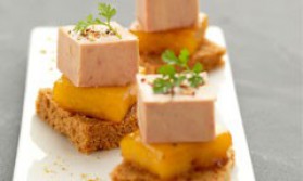 Bouchées de foie gras à la mangue caramélisée pour 4 personnes ...