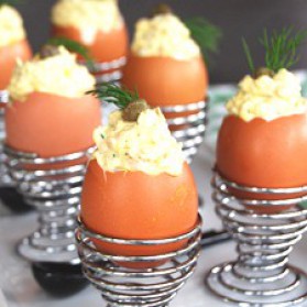 Oeufs à la crème de thon pour 3 personnes