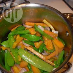 Recette carottes et pois mange