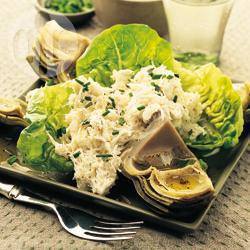 Recette salade de crabe à l'artichaut – toutes les recettes allrecipes