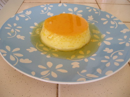 Recette de crème renversée à l'orange, nappée caramel