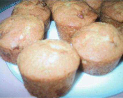 Recette de muffins aux pépites de chocolat blanc