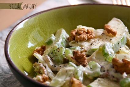 Recette de salade waldorf
