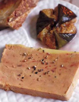 Foie gras de canard aux figues poivrées pour 6 personnes ...