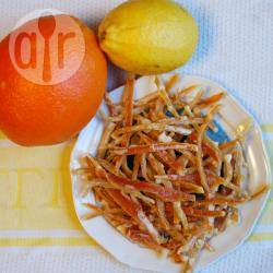 Recette écorces d'orange et de citron confites – toutes les recettes ...