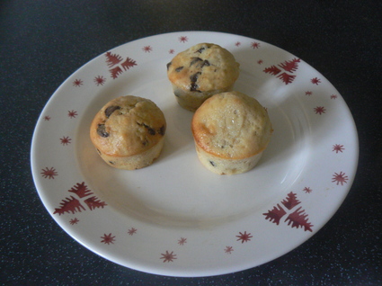 Muffins délices chocolat et banane