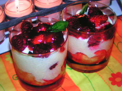 Recette de trifle aux fruits rouges