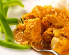 Recette poulet au curry et litchi