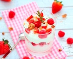 Recette fruits rouges et yaourt