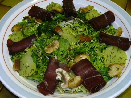 Recette de salade bel viandier