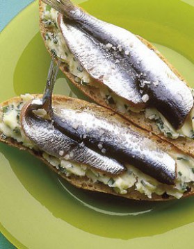 Tartines de sardines pour 4 personnes