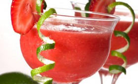 Cocktail de fraises enflammées pour 1 personne