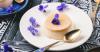 Recette de flan diététique au sirop de violette