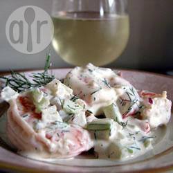 Recette salade de crevettes à l'aneth – toutes les recettes allrecipes
