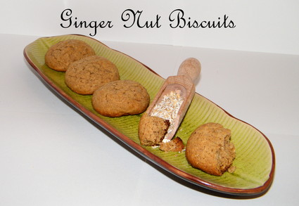 Recette de ginger nut biscuits
